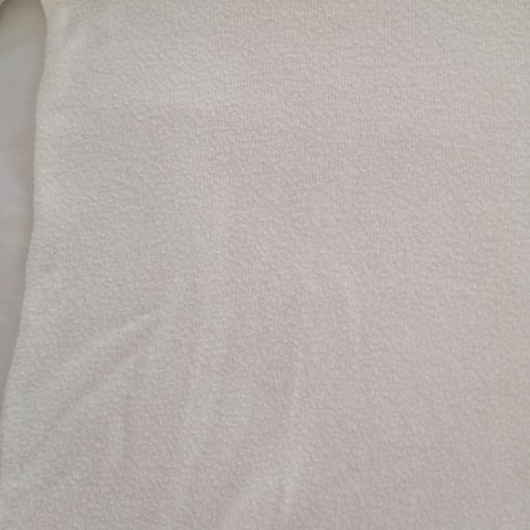 By Anthropologie Puff Sleeve Turtleneck Long Sleeve Sweater in Ivory Small - Picture 9 of 16